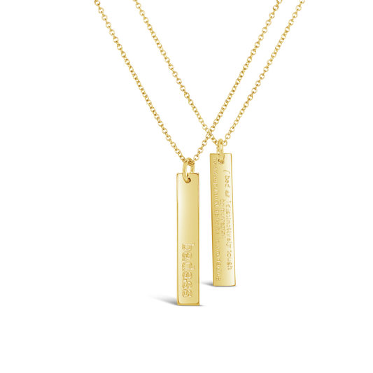 Badass Defined Necklace - Gold