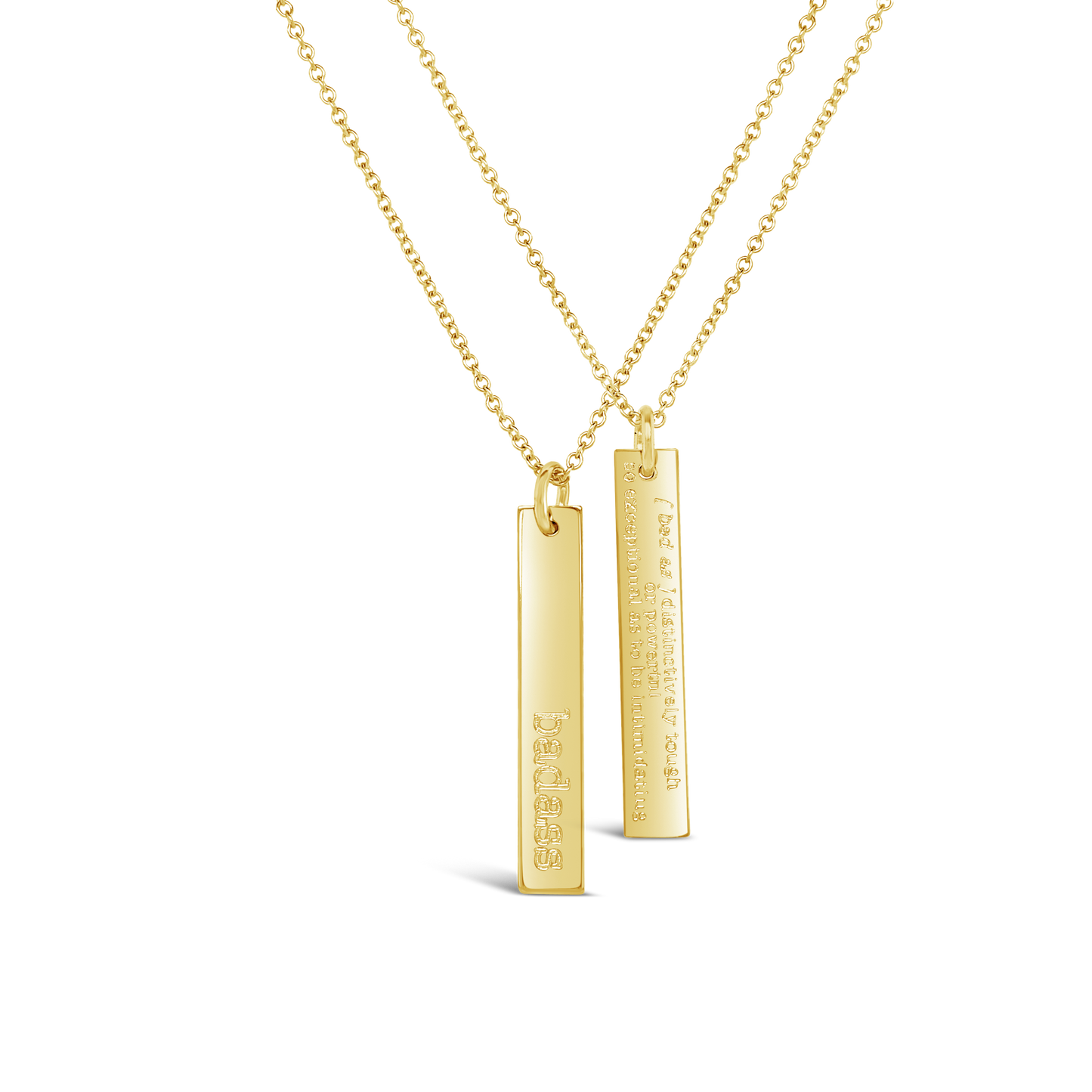 Badass Defined Necklace - Gold