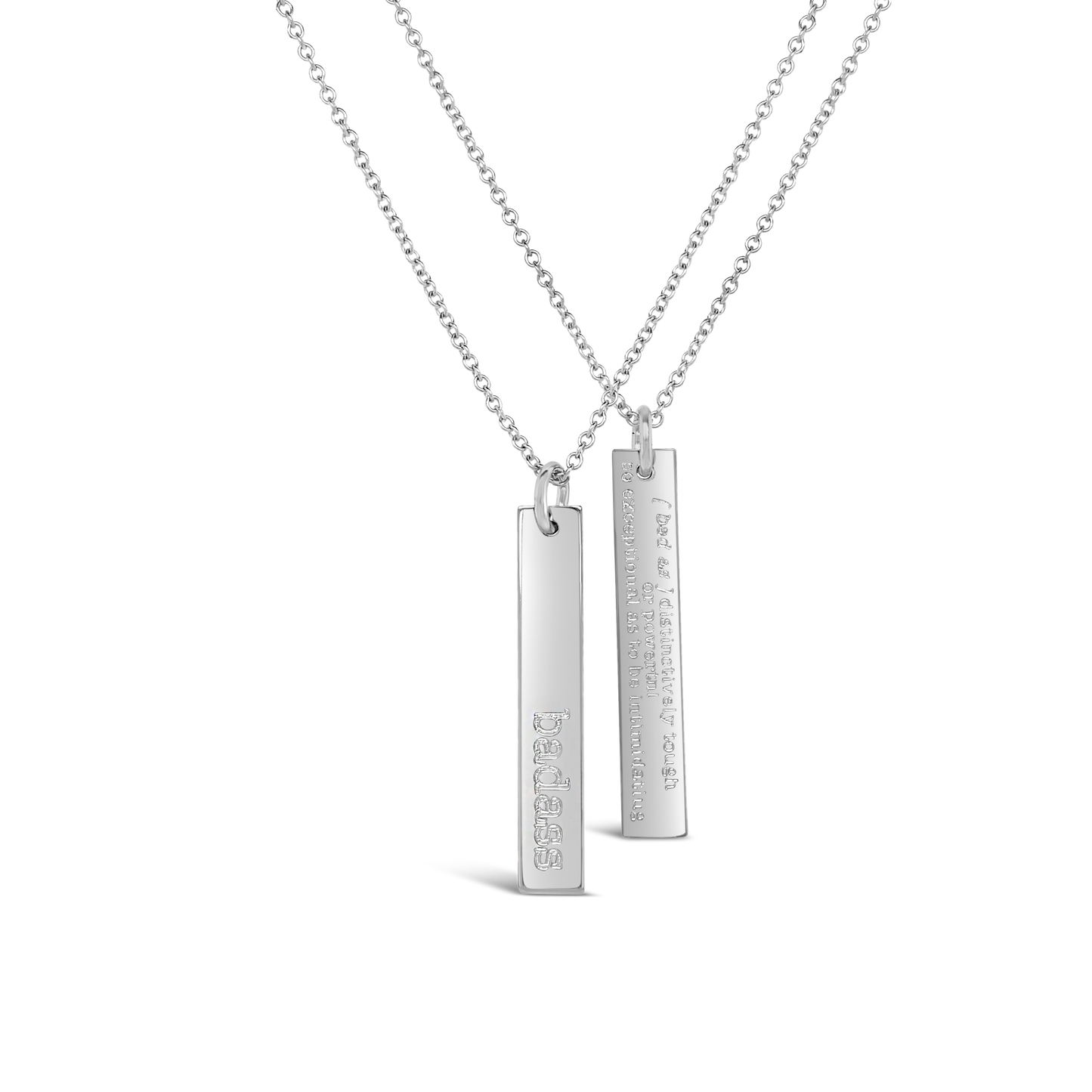Badass Defined Necklace - Silver