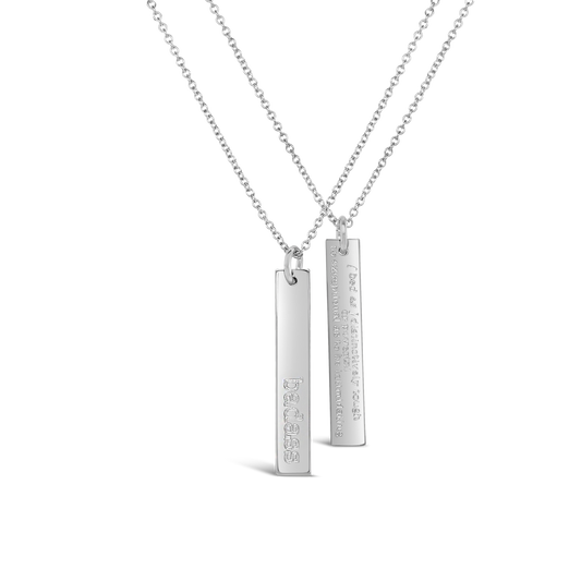 Badass Defined Necklace - Silver