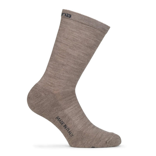 Merino Wool Tall Socks - Sand