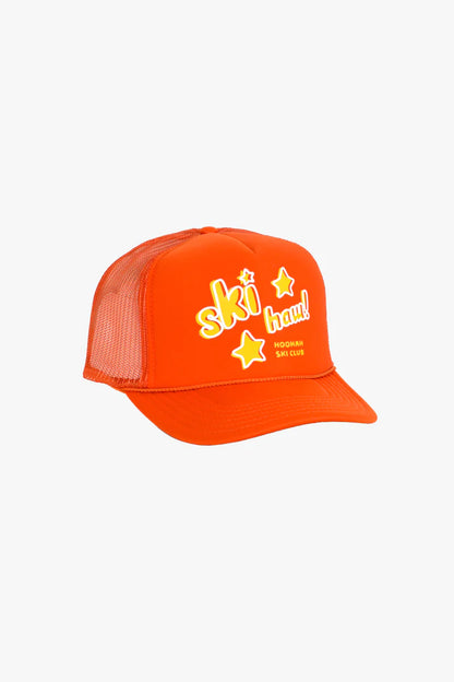 Ski-Haw Trucker Hat - Orange