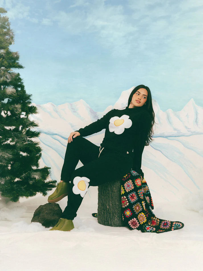 Sunny-Side Mock Neck - Black