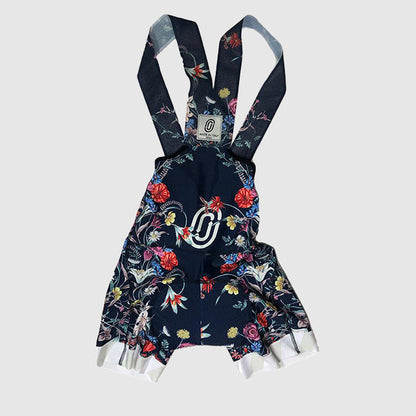 Navy Floral Bibs