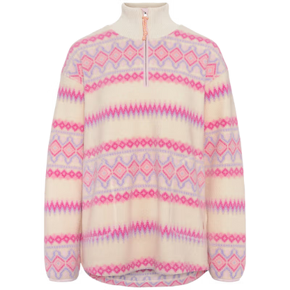 Ruthie Midlayer Half Zip - Bjerk White