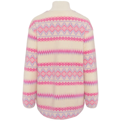 Ruthie Midlayer Half Zip - Bjerk White