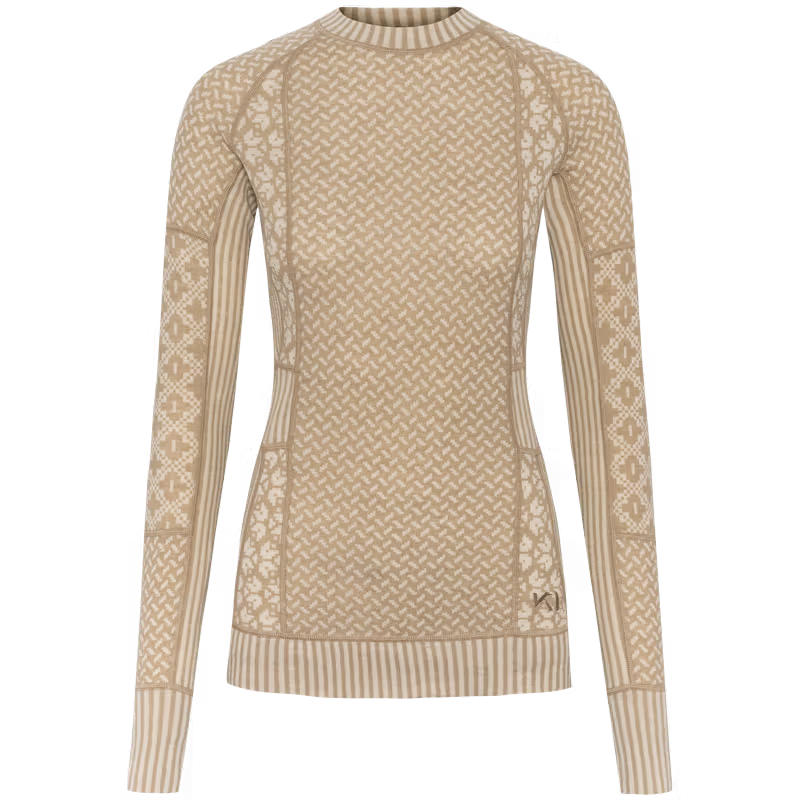 Smekker Long Sleeve Baselayer - 100% Merino Wool - Mocha