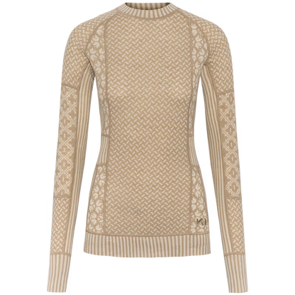 Smekker Long Sleeve Baselayer - 100% Merino Wool - Mocha