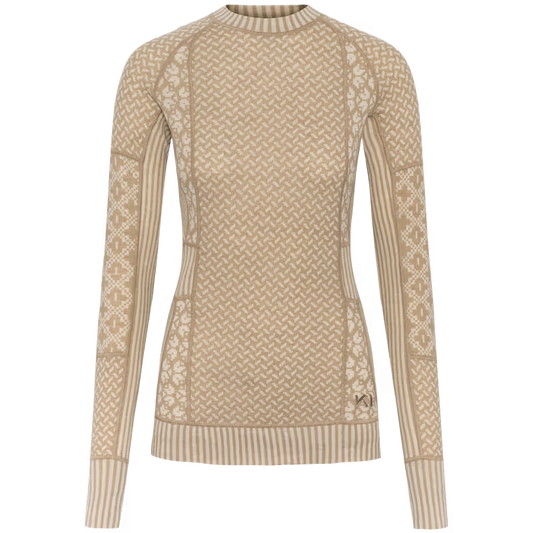 Smekker Long Sleeve Baselayer - 100% Merino Wool - Mocha