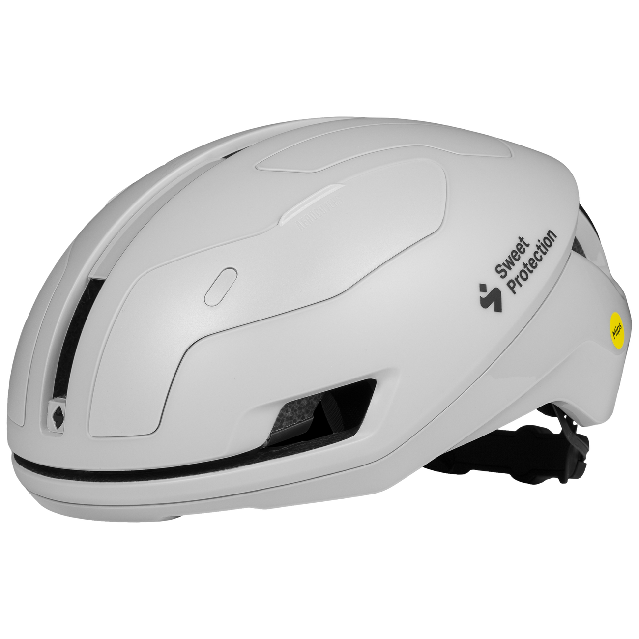 Falconer Aero 2Vi® - Bronco White paired with cycling gear, emphasizing performance and safety.