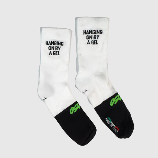 Hanging on by a Gel Socks - White