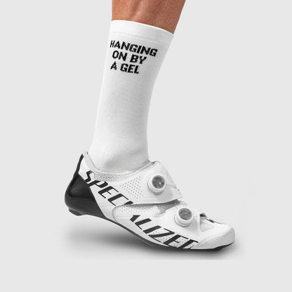 Hanging on by a Gel Socks - White