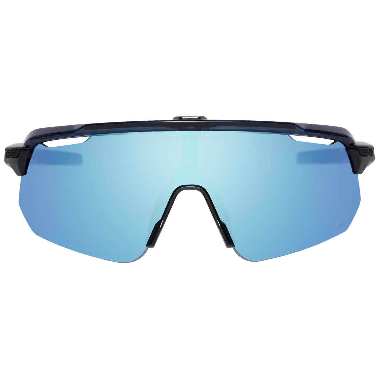 Shinobi sunglasses offering 100% UV protection and an expansive field of vision.
