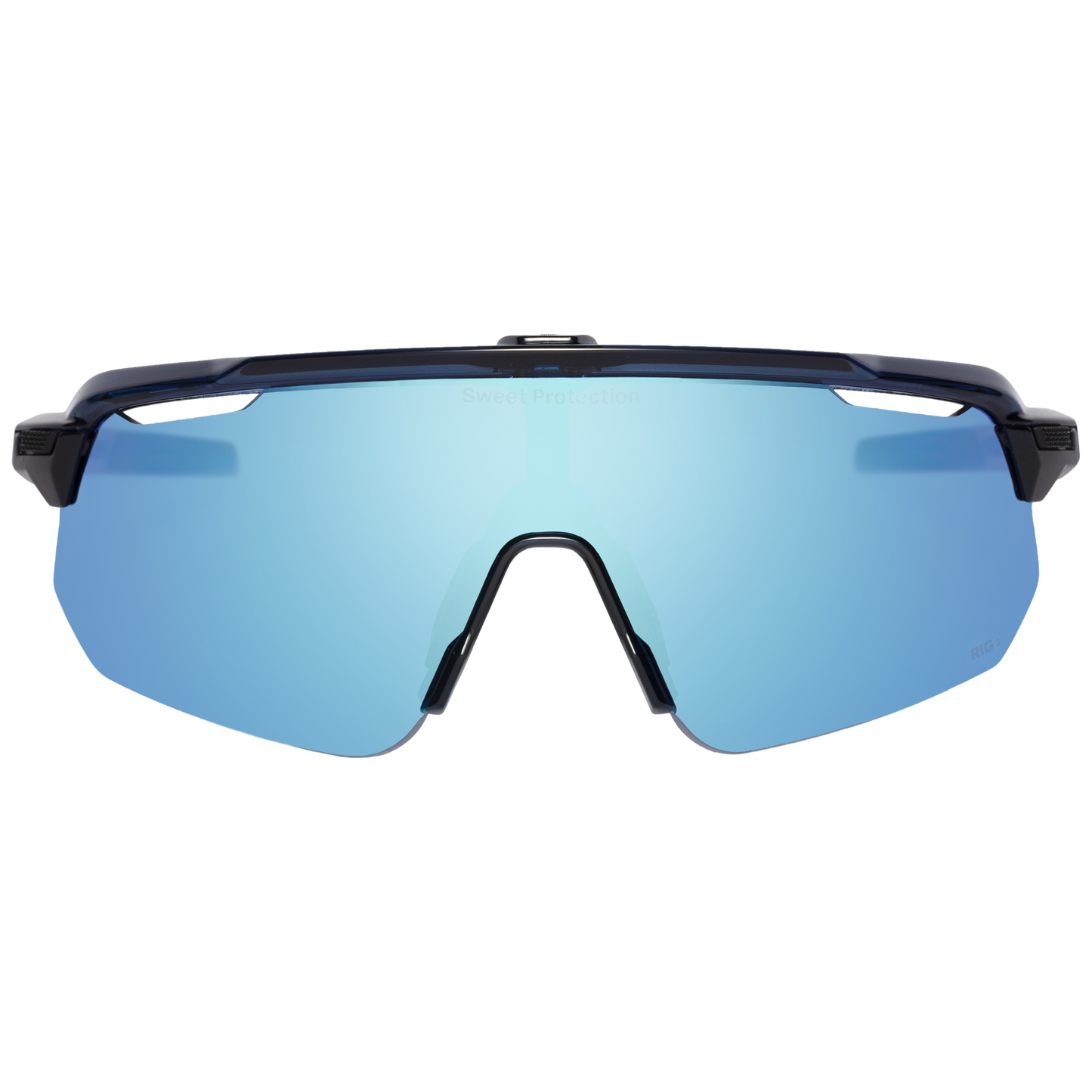 Shinobi sunglasses offering 100% UV protection and an expansive field of vision.
